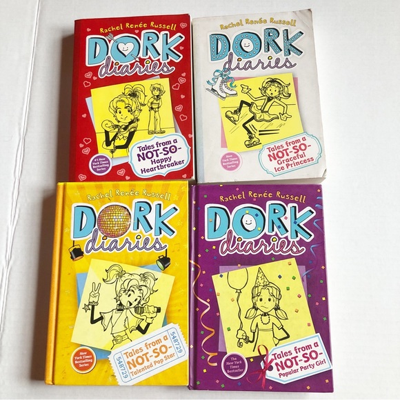 Dork Diaries 4 Book Lot - Picture 1 of 7